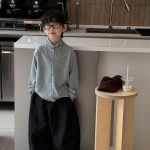 [90-160cm]肌触り良い シンプル ニット セーター - Image 3