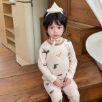 [90-160cm]可愛い カートゥーン プリント ルームウェア - Image 3