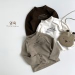 [80-130cm]トップス キッズ シンプル アルファベット - Image 5