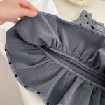 [73-120cm]水玉 リボン付き おしゃれ ワンピース - Image 6