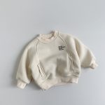 [80-130cm]シンプル カジュアル あったか トレーナー - Image 6