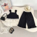 [73-120cm]気質満点  スウィート 女の子 トップス+パンツ セット - Image 7