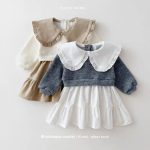 [73-120cm] おしゃれ 切り替え ワンピース - Image 3