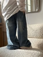 [100-150cm]ゆったり 履きやすい デニムパンツ