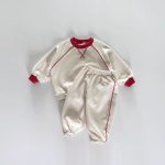 [73-120cm]新作 動きやすい トレーナー+パンツ セットアップ - Image 7