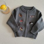 [80-140cm]カートゥーン 着やすい ニット カーディガン - Image 6