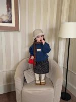 [80-130cm]おしゃれ スウィート 女の子 セーター/スカート - Image 4