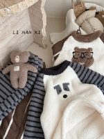 [90-140cm]犬柄 厚手 ふわふわ ルームウェア - Image 5