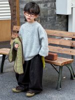 [100-160cm]ナチュラル シンプル ニット セーター - Image 8