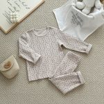 [90-140cm]花柄 トップス+ボトムス ルームウェア - Image 6