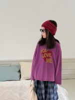 [90-150cm]カジュアル アルファベット 長袖 Tシャツ - Image 7