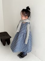 [90-150cm]チェック柄 ノースリーブ ワンピース - Image 3