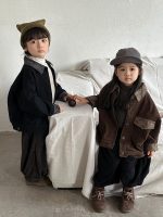 [80-140cm]ナチュラル レトロ ジャケット - Image 4