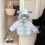 [66-100cm]可愛い あったか フード付き ダウンジャケット - Image 5