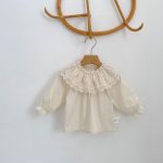 [73-130cm]フリル襟 トップス 女の子 肌触りが良い - Image 2