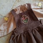 [73-100cm]サロペットワンピース ナチュラル 花柄 韓国風 - Image 3