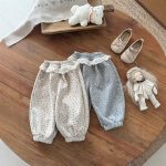 [73-120cm]ガーリー ゆったり 花柄 女の子 パンツ - Image 5