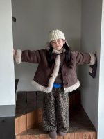 [90-140cm]おしゃれ あったか もこもこ アウター/セーター/パンツ - Image 4