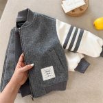 [90-140cm] 厚手 シンプル アウター - Image 5