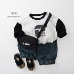 [80-130cm]デニムパンツ 男の子 ストライプデザイン カジュアル - Image 2