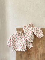 [73-110cm]セットアップ もこもこ アウター+パンツ - Image 5