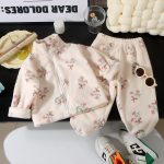 [80-150cm]もこもこ スタンドネック 着やすい ルームウェア - Image 7