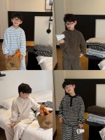 [90-160cm]ふわふわ トップス+パンツ セットアップ ルームウェア - Image 3