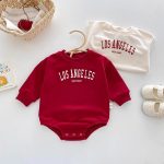 [66-90cm]アルファベット 着心地良い ベビー ロンパース - Image 7