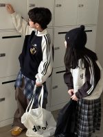 [90-150cm]カジュアル スタンドネック トレーナー - Image 4