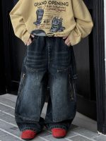 [100-160cm] トレンド 動きやすい デニム パンツ - Image 5