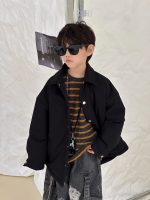 [100-160cm] ボーダー柄 快適 トップス - Image 4