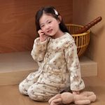 [100-160cm]花柄 可愛い もこもこ ルームウェア - Image 6