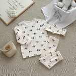 [90-140cm]花柄 トップス+ボトムス ルームウェア - Image 11