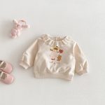 [73-110cm]スウィート キュート 女の子 トレーナー/パンツ - Image 7