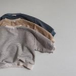 [73-100cm]トレーナー ボーダー柄 カジュアル 着やすい - Image 5