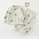 [66-100cm]恐竜プリント 肌触り良い ルームウェア - Image 4