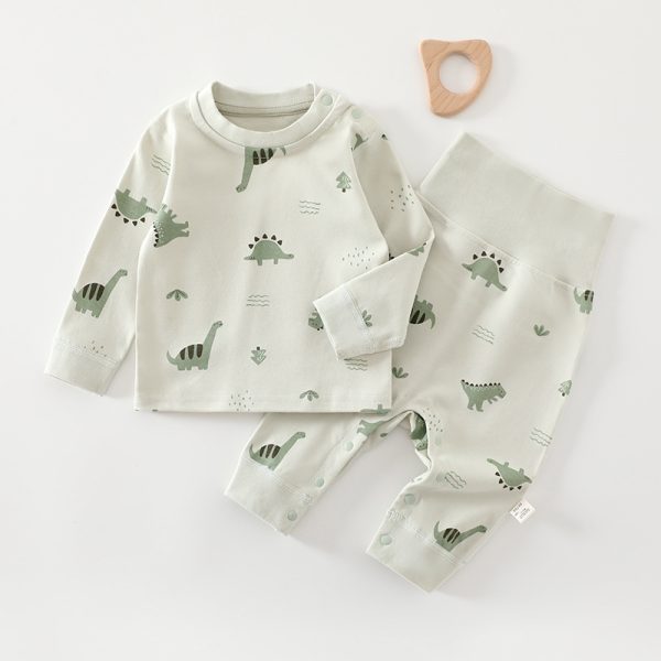 [66-100cm]恐竜プリント 肌触り良い ルームウェア