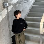 [100-160cm] トレンド カジュアル トレーナー - Image 5