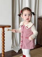 [73-100cm]チェリー柄 可愛い トップス/ワンピース