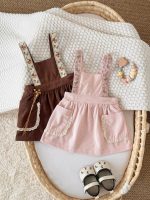 [66-100cm]サロペットスカート ベビー おしゃれ レイヤードしやすい - Image 9