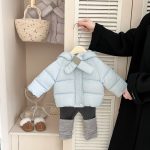 [66-100cm]可愛い あったか フード付き ダウンジャケット - Image 2