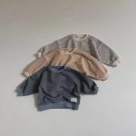 [73-100cm]トレーナー ボーダー柄 カジュアル 着やすい