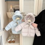 [66-100cm]可愛い あったか フード付き ダウンジャケット - Image 7