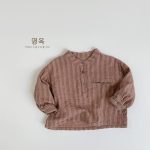 [80-130cm]着やすい ナチュラル 快適 長袖シャツ