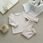 [90-140cm]花柄 トップス+ボトムス ルームウェア - Image 8