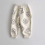 [80-120cm]セットアップ 花柄 カジュアル トレーナー&パンツ - Image 7