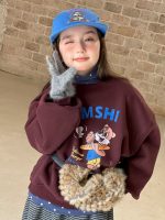 [90-150cm] カートゥーン プリント トレーナー - Image 4