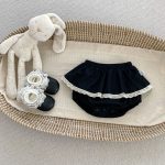 [66-100cm]トップス/ボトムス ベビー 韓国風 フリル襟 ガーリー - Image 7