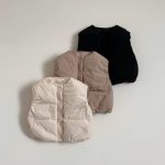 [73-120cm]トレンド  ナチュラル 中綿 ベスト - Image 4