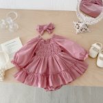 [66-100cm]ワンピース 女の子 おしゃれ ガーリー - Image 4